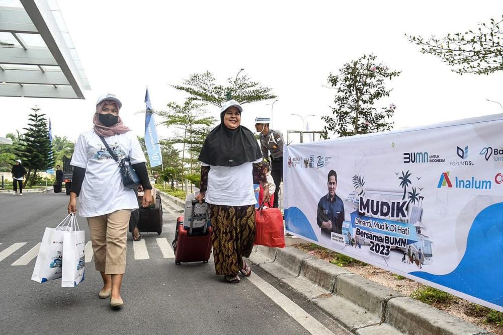 Inalum Berangkatkan 125 Warga Mudik Gratis ke Aceh, Riau hingga Padang