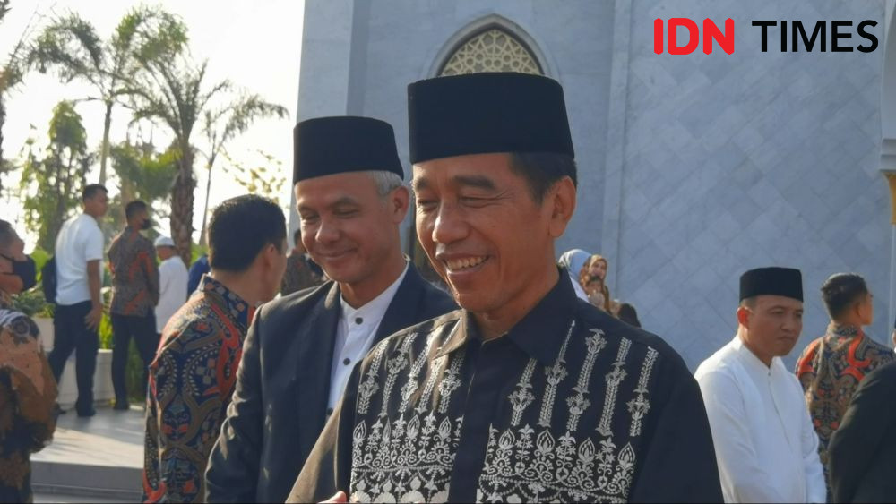 Usai Salat Id sama Ganjar Capres PDIP, Prabowo Temui Jokowi di Solo