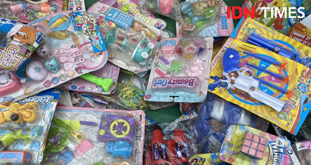 Nasib Penjual Mainan di Medan saat Lebaran, Omzet Turun 500 Persen 