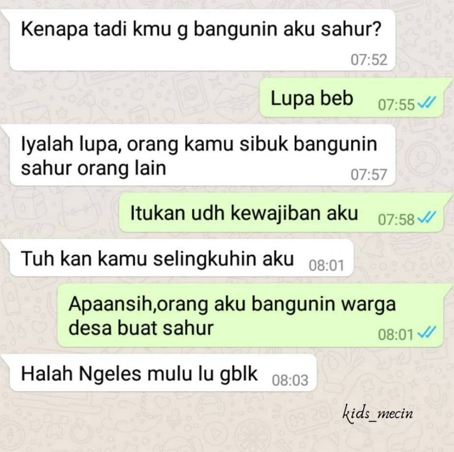 12 Chat Kocak Kepergok Selingkuh, Ada Yang Gak Kapok