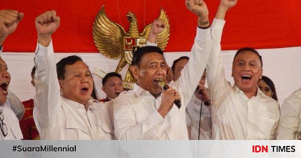 Prabowo Ajak Wiranto Gabung Partai Gerindra