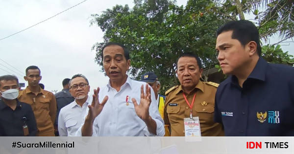 Cek Jalan Rusak Viral Medsos, Jokowi Prank Gubernur Lampung