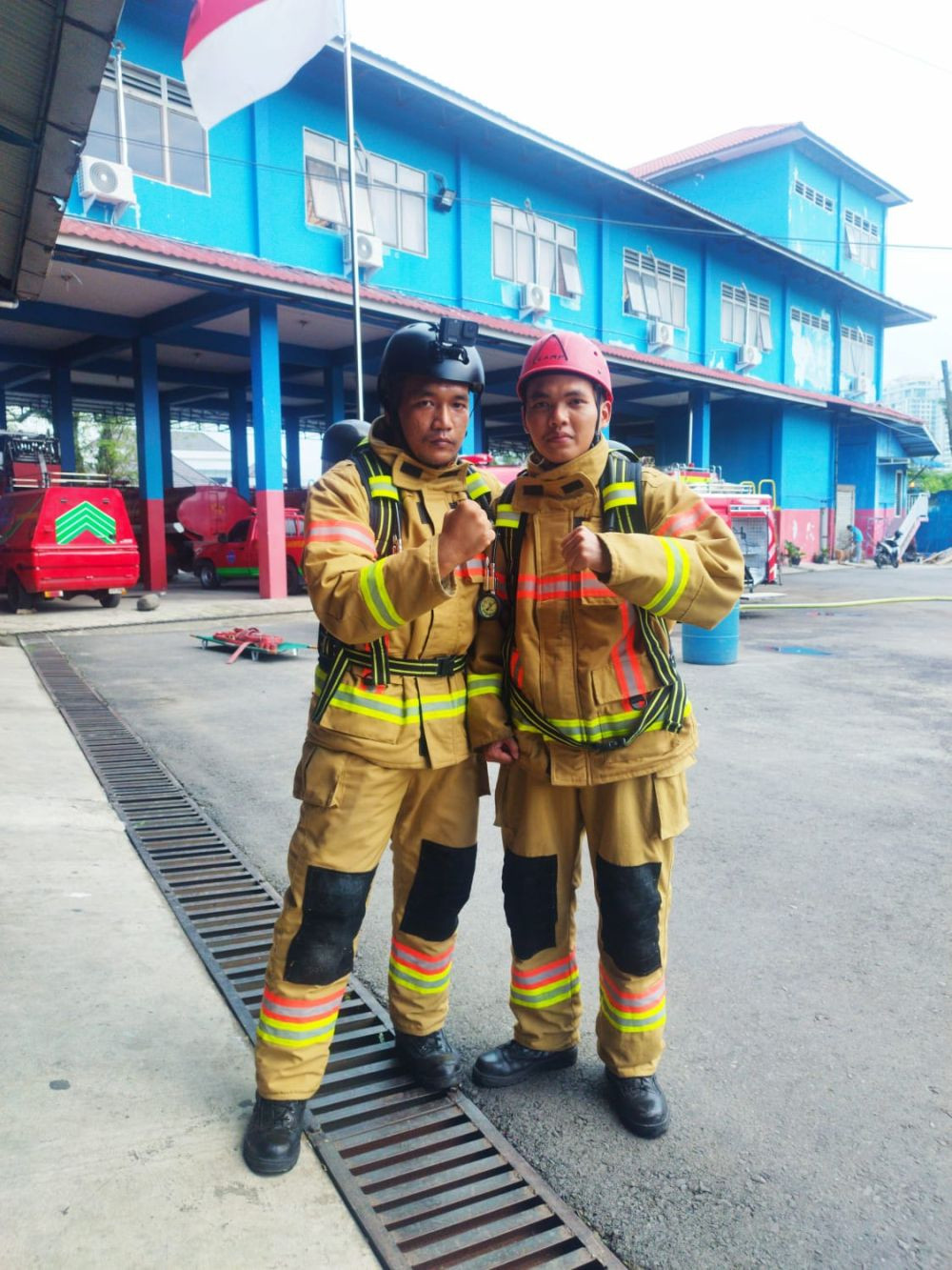 Cerita Fariz Hasibuan, Cita-cita Terwujud Jadi Pemadam Kebakaran