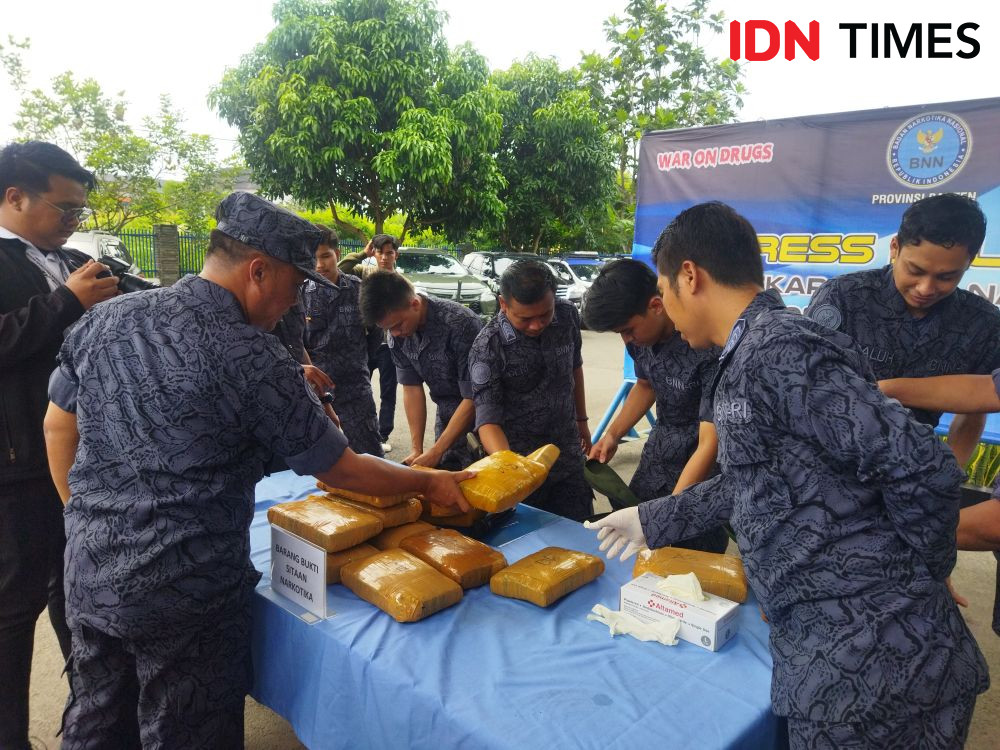 Selundupkan 52 Kg Ganja dari Aceh ke Banten, Anggota TNI Diciduk