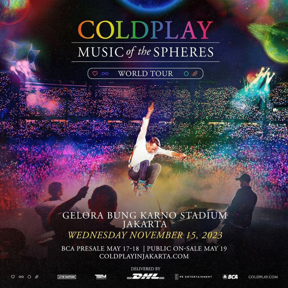 Link Dan Cara Beli Tiket Konser Coldplay Via BCA