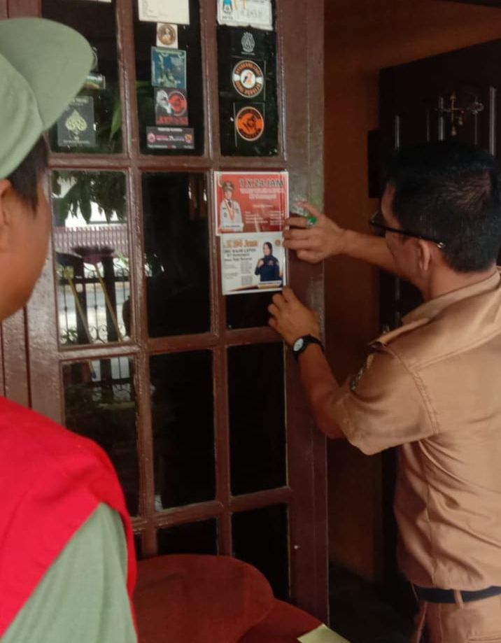Cek Fakta, Randis Dinas PU Bandar Lampung Pasang Bendera Partai? 