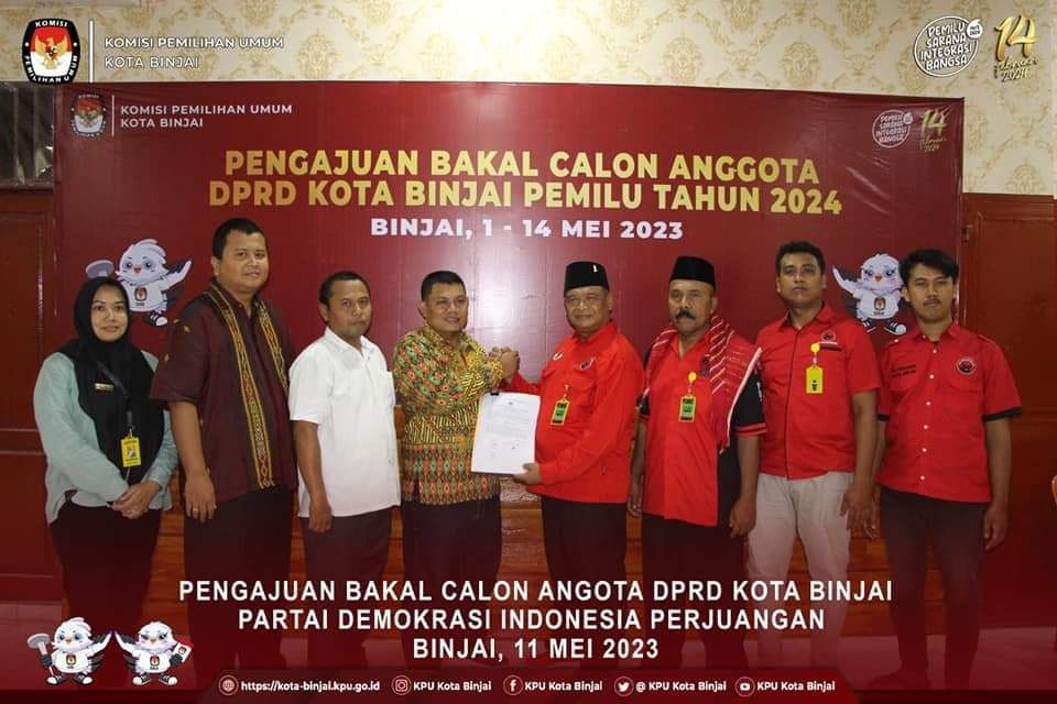 Partai Garuda dan Gelora Binjai Gagal Daftarkan Bacalegnya ke KPU