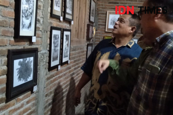 104 Lukisan Karya Seniman GoArt Dipamerkan di Gilangharjo Bantul
