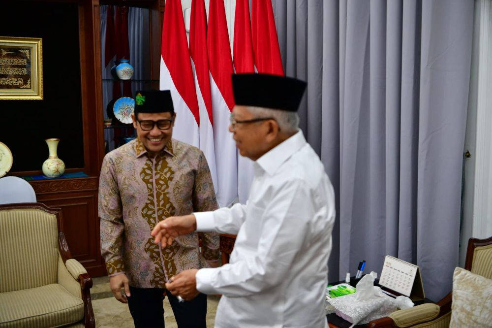 Temui Wapres Ma'ruf, Cak Imin Ngaku Didukung Cawapres 2024