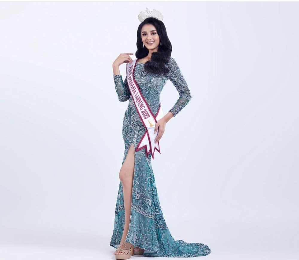 Potret Puteri Indonesia Lampung Top 3 Best Make Up dan Evening Gown