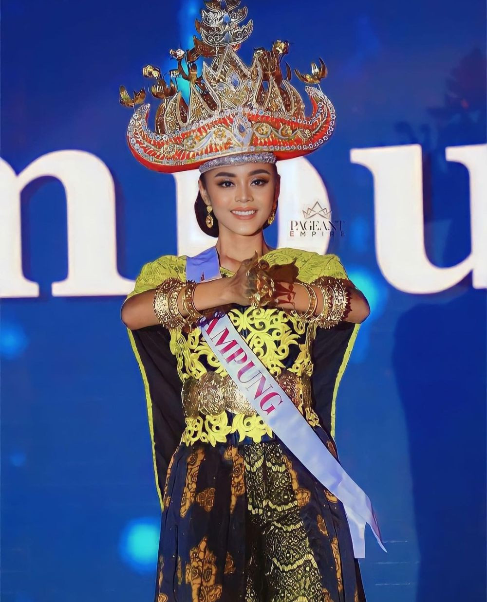 Potret Puteri Indonesia Lampung Top 3 Best Make Up dan Evening Gown