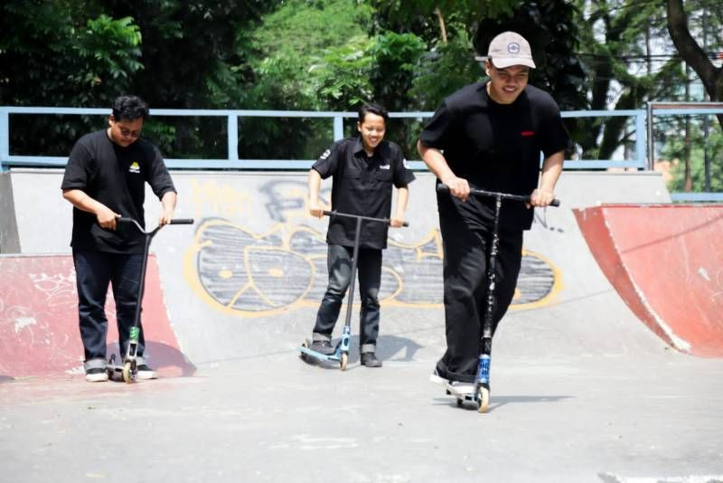 Otopet Kian Digandrungi Anak Muda di Kota Tangerang