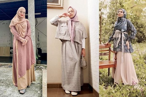 9 Ide OOTD Hijab ala Artis Indonesia, Outfit Kantor hingga Hangout!