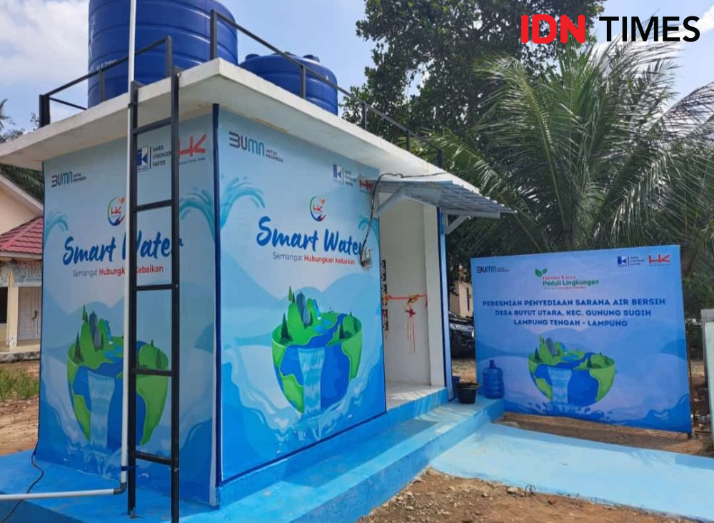 Mengenal Smart Water, TJSL Air Bersih Hutama Karya di Desa Buyut Utara