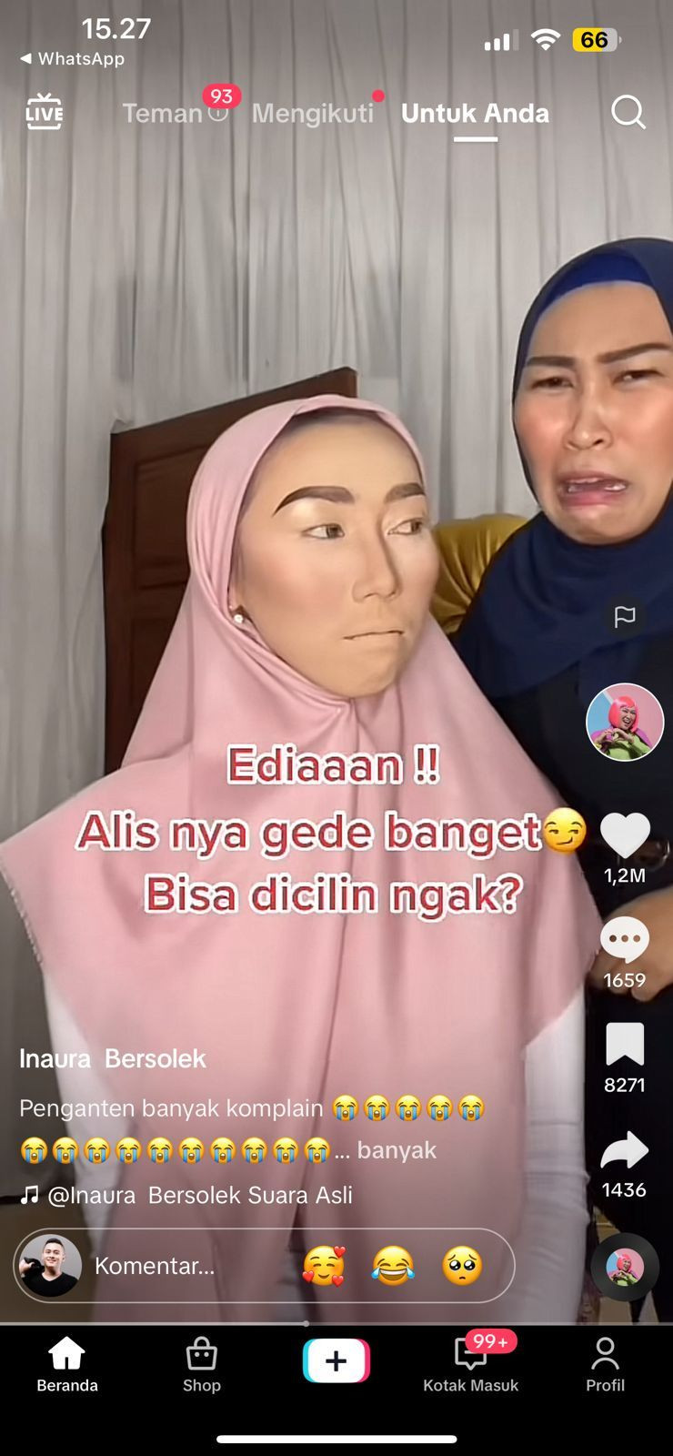 Mengenal Ina Yustina, MUA Lampung Bikin Konten Merias Hibur Netizen