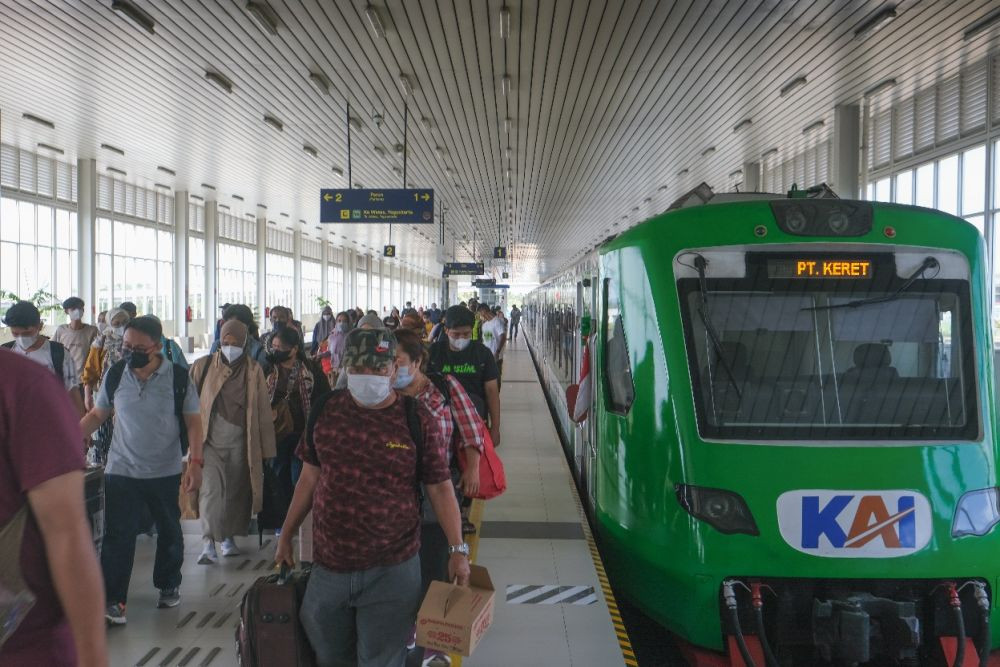 KA Bandara YIA Siapkan Ratusan Kereta saat Libur Nataru