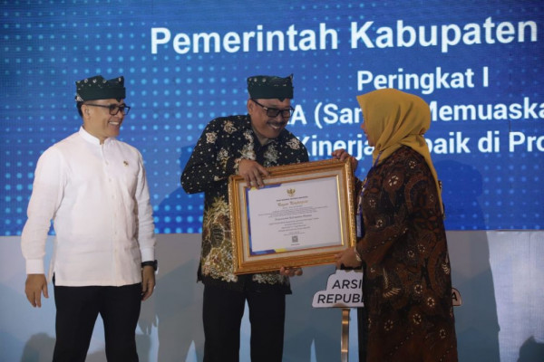 Sleman Raih Peringkat I Nasional Pengawasan Kearsipan Tahun 2022