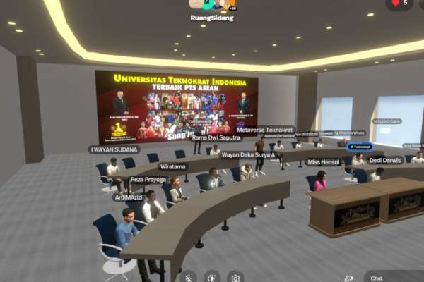 Keren! Teknokrat Klaim Kampus Pertama Dunia Sidang Skripsi Metaverse