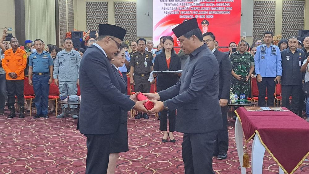 Masa Jabatan 2 Penjabat Bupati di Sulawesi Utara Diperpanjang