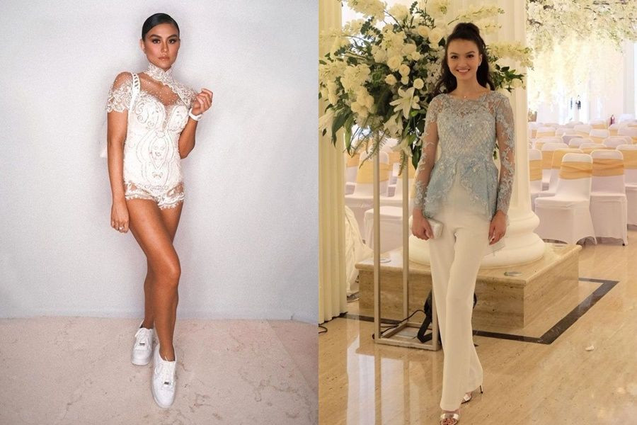 10 Adu Gaya Dress Dan Kebaya Raline Shah Vs Agnez Mo Mewah 