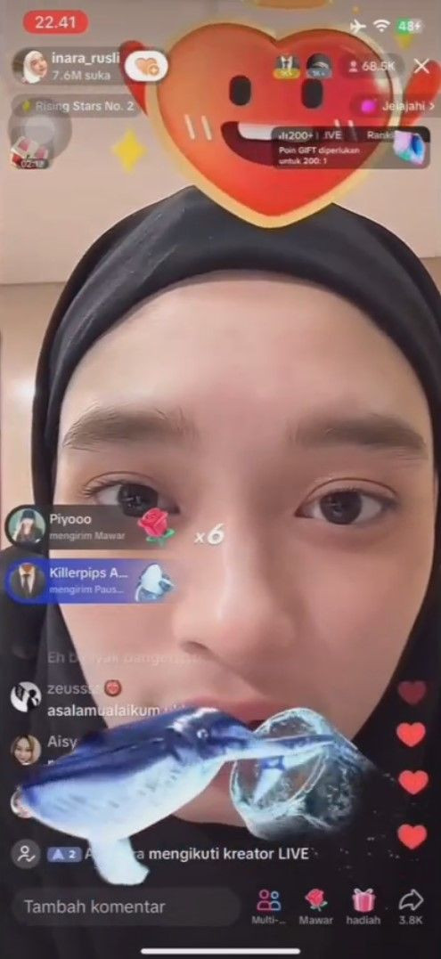 Kronologi Inara Rusli Disawer Hingga Rp1 M Saat Live Tiktok