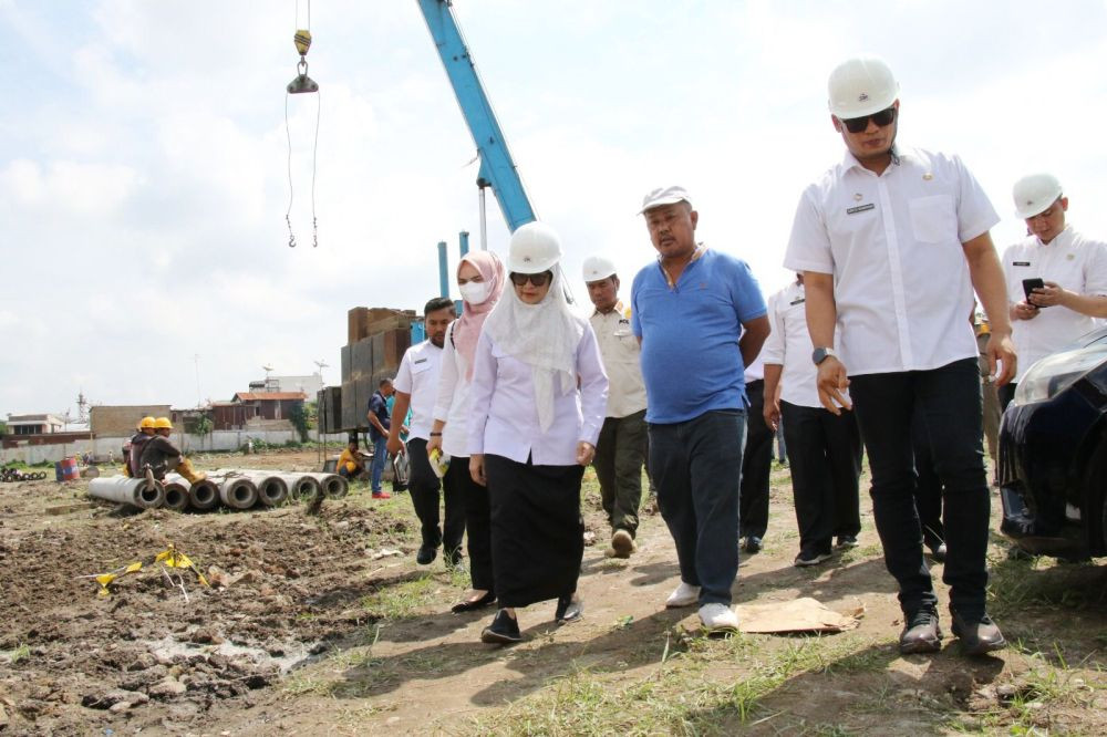 Wali Kota Susanti Tinjau Progres Pembangunan Venue PON di Siantar