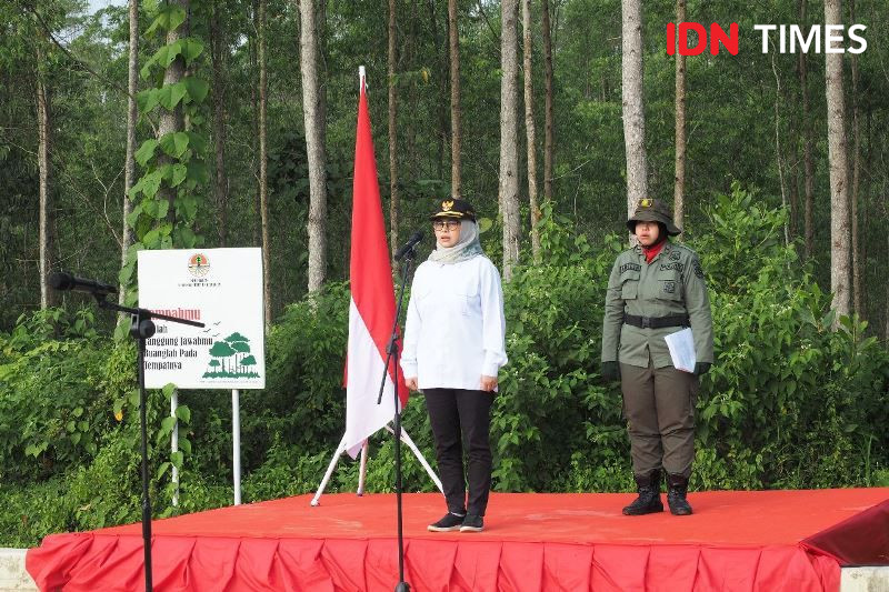 Ancaman Karhutla, OIKN Gelar Apel Persiapan di Titik Nol Nusantara