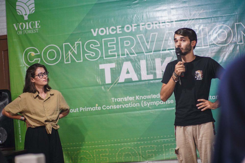 2 Mahasiswa Belgia Sharing Ilmu soal Primata di Conservation Talk