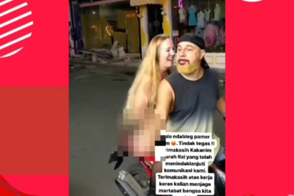 Viral, Imigrasi Periksa Bule Denmark yang Pamer Alat Vital di Bali
