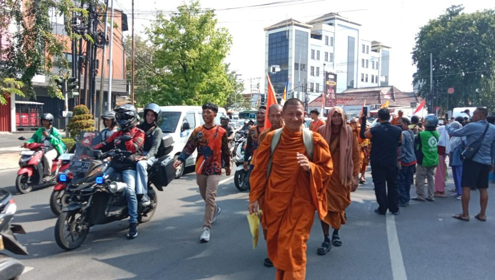 Dipakai Ritual Biksu Thudong, Candi Borobudur Ditutup untuk Pengunjung