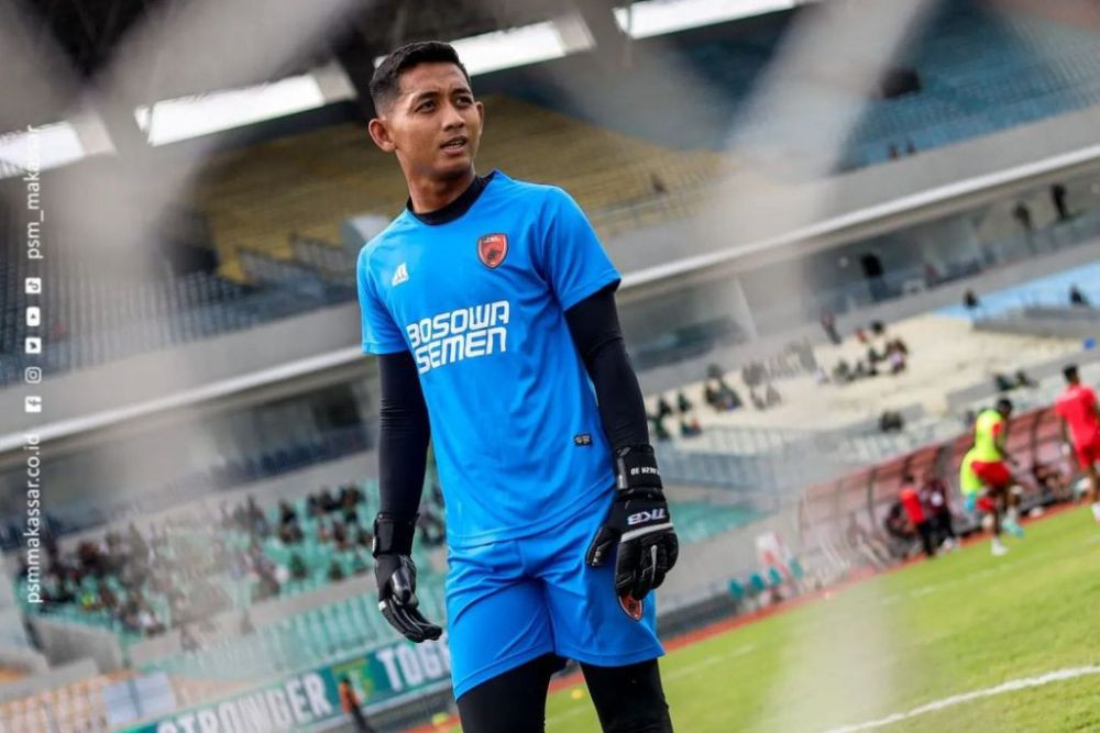 Dipanggil ke Timnas Senior, Kiper PSM Reza Arya Bahagia Bukan Main