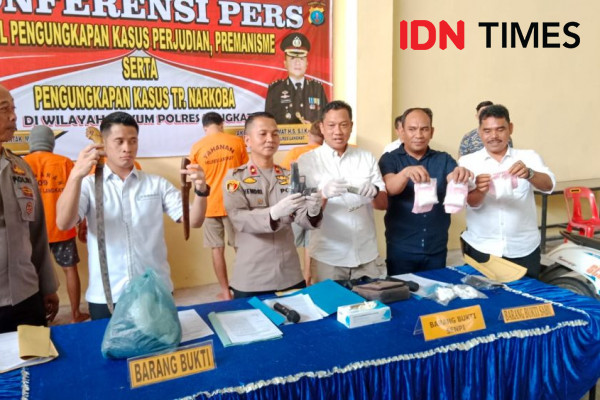 Polisi Tangkap 3 Kurir Sabu di Langkat, Senjata Api Disita