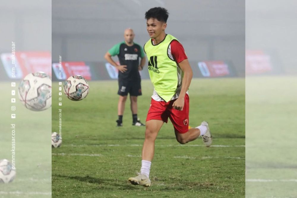 Winger PSM Dzaky Asraf Kembali Dipanggil ke Timnas Indonesia U-20