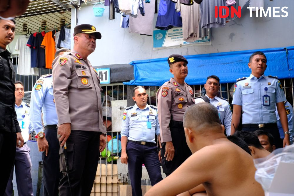 Geledah Lapas Lhoksukon, Polisi Temukan Alat Isap Sabu Hingga Kondom