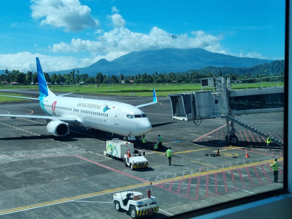 Mati Mesin, Pesawat Garuda Indonesia Tujuan  Jakarta Kembali ke Manado
