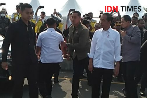Habiskan Dana Rp364 Miliar, Jokowi Resmikan Jembatan Kretek 2 Bantul 