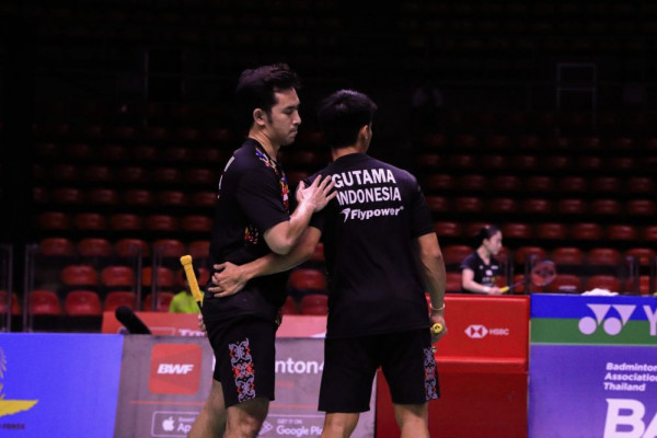 Gagal Comeback, Sabar/Reza Tersingkir dari Thailand Open 2023