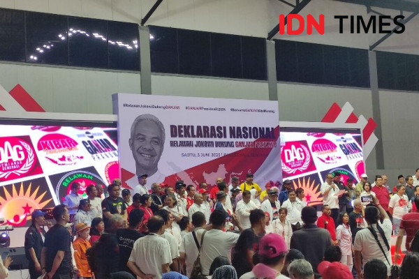 Relawan Jokowi Deklarasi Dukung Ganjar Maju di Pilpres 2024