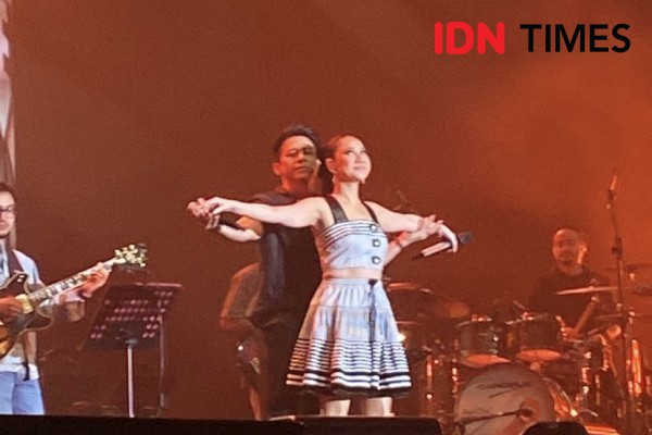 10 Momen Pecah Kolaborasi Ariel Noah dan BCL di Java Jazz 2023