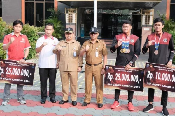 Tiga Atlet SEA Games Asal Depok Dapat Bonus Rp60 Juta dari Pemkot