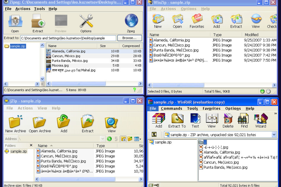 which is better winrar or winzip