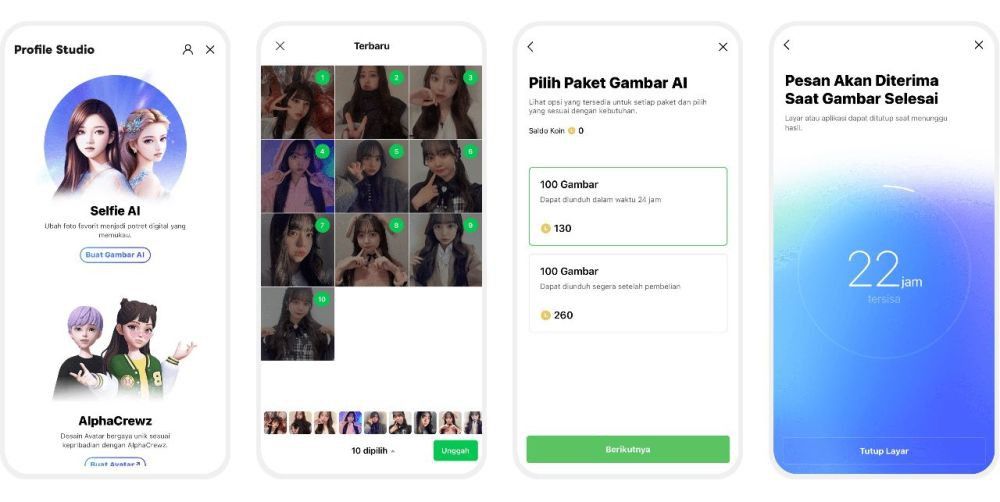 Fakta Unik LINE Selfie AI, Bisa Daftar 20 Foto Diri!