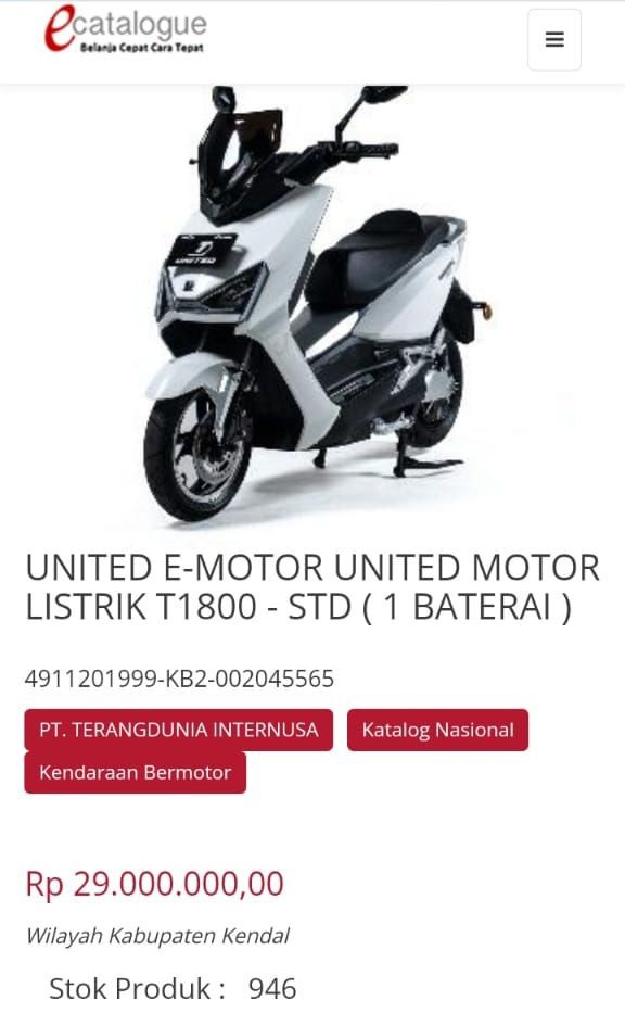 Gak Mau N-Max, Gibran Beri Lurah dan Camat di Solo Motor Listrik