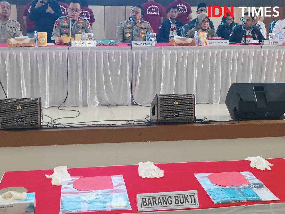 Polda Lampung Tangkap 4 Tersangka TPPO 24 Korban, Modus Pekerja Migran