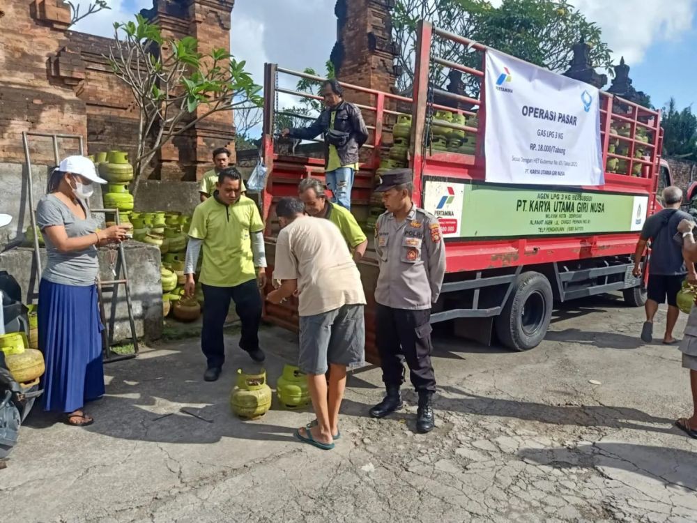 LPG Melon Masih Langka, Pemkot Denpasar Gelar Operasi Pasar