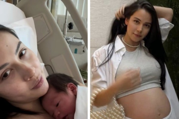 10 Potret Perjalanan Hamil Estelle Linden hingga Lahiran Anak Pertama