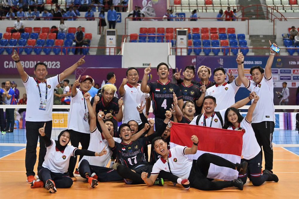 Hattrick! Indonesia Juara Umum ASEAN Para Games 2023 Kamboja