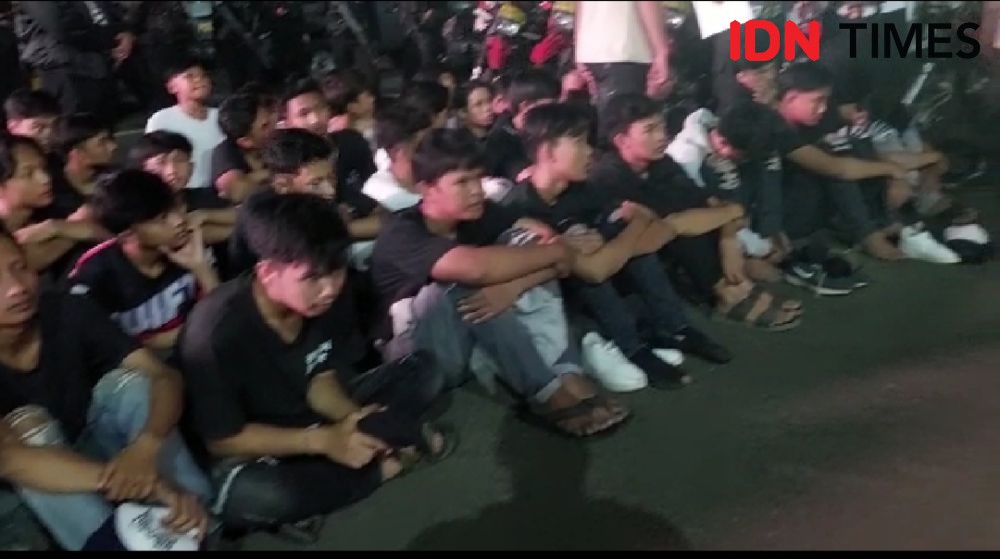 Meresahkan Warga, Polisi Amankan 68 Remaja Beratribut XTC