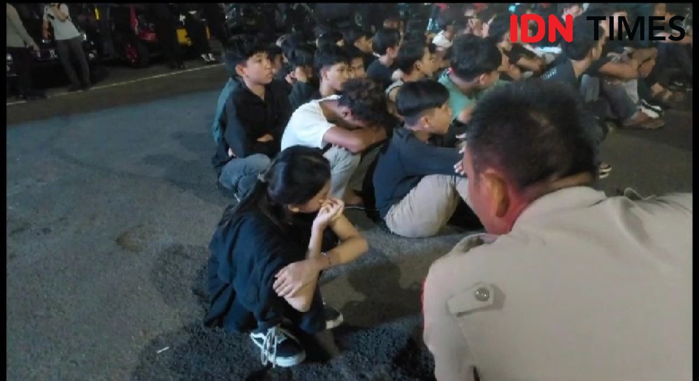 Meresahkan Warga, Polisi Amankan 68 Remaja Beratribut XTC