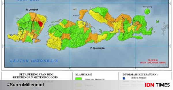 BMKG Catat 21 Kecamatan Level Awas Dan Siaga Kekeringan